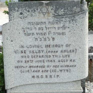 SELBY Rose nee ADLER -1945