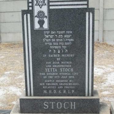 STOCH Yetta -1972