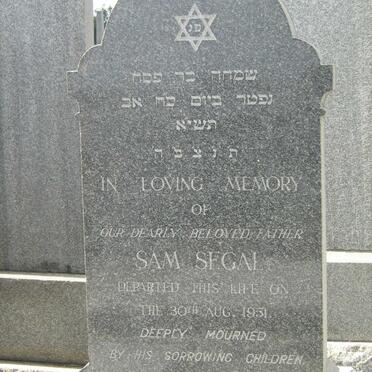 SEGAL Sam -1951
