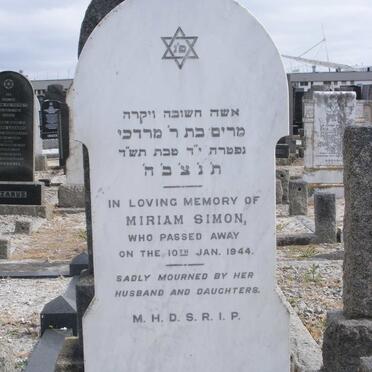 SIMON Miriam -1944