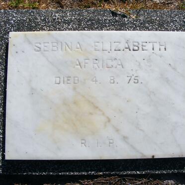 AFRICA Sebina Elizabeth -1975