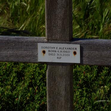 ALEXANDER Dorothy E. 1960-2001