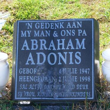 ADONIS Abraham 1947-1998