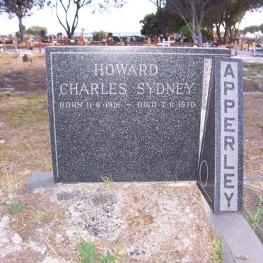 APPERLEY Howard Charles Sydney 1918-1970