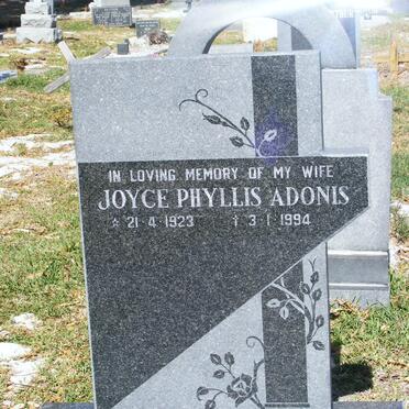 ADONIS Joyce Phyllis 1923-1994