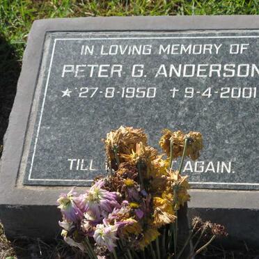 ANDERSON Peter G. 1950-2001