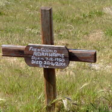 ABRAHAMS Fred Gerald 1950-2001