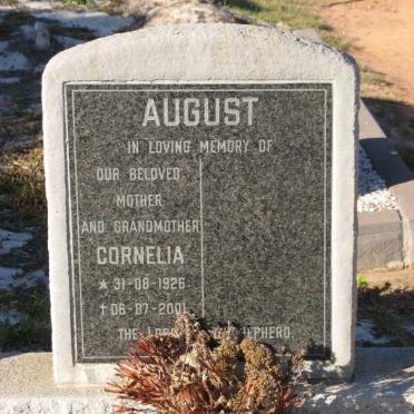 AUGUST Cornelia 1926-2001