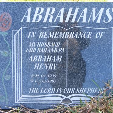 ABRAHAMS Abraham Henry 1939-1997