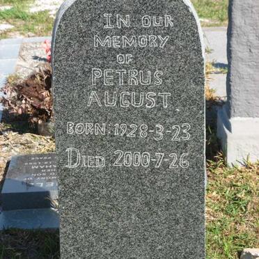 AUGUST Petrus 1928-2000
