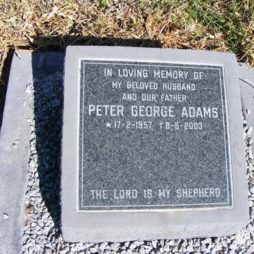 ADAMS Peter George 1957-2003