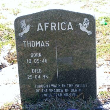AFRICA Thomas 1946-1995