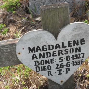 ANDERSON Magdalene 1927-1998