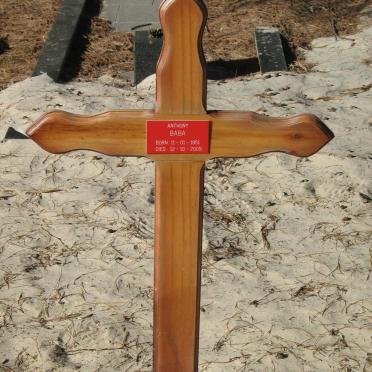 ANTHONY Baba 1951-2009
