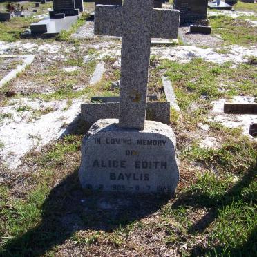 BAYLIS Alice Edith 1905-1965
