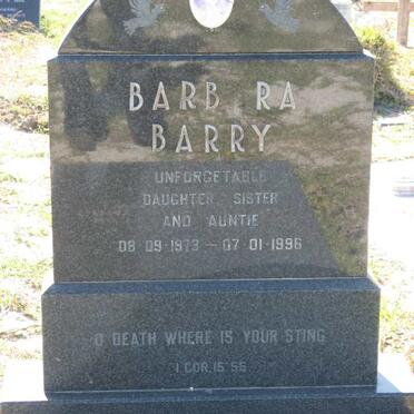 BARRY Barbara 1973-1996