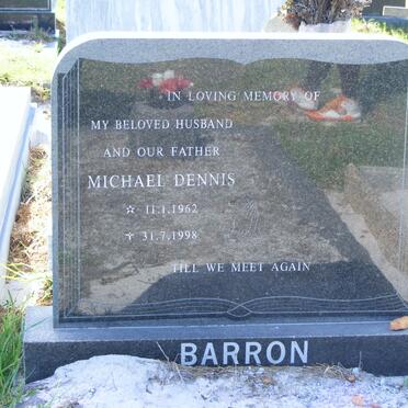 BARRON Michael Dennis 1962-1998