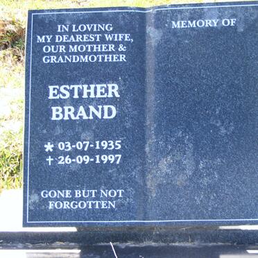 BRAND Esther 1935-1997