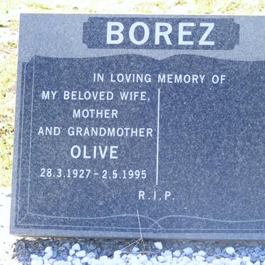 BOREZ Olive 1927-1995