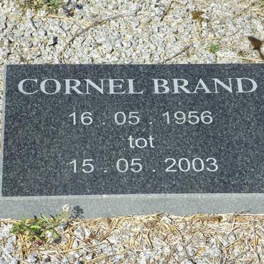 BRAND Cornel 1956-2003