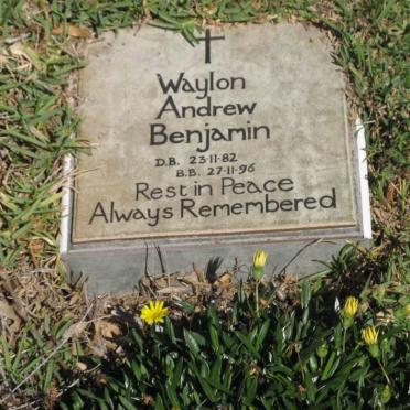 BENJAMIN Waylon Andrew 1882-1996