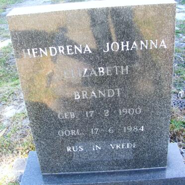 BRANDT Hendrena Johanna Elizabeth 1900-1984 :: DE MILANDER Frederick Albertus 1920-1987