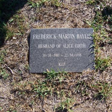 BAYLIS Frederick Martin 1903-1998