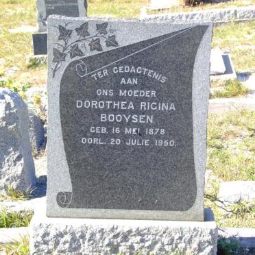 BOOYSEN Dorothea Rigina 1878-1950