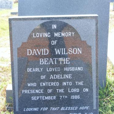 BEATTIE David Wilson -1986