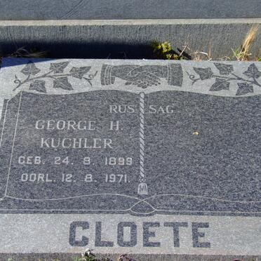 CLOETE George H. Kuchler 1899-1971