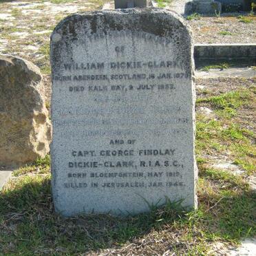 CLARK William, DICKIE 1879-1953 &amp; Margaret 1885-1963 :: DICKIE-CLARK George Findlay 191?-1946