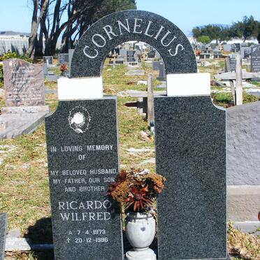 CORNELIUS Ricardo Wilfred 1973-1996