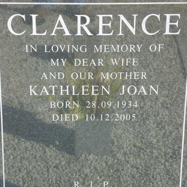 CLARENCE Kathleen Joan 1934-2005