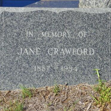 CRAWFORD Jane 1887-1984