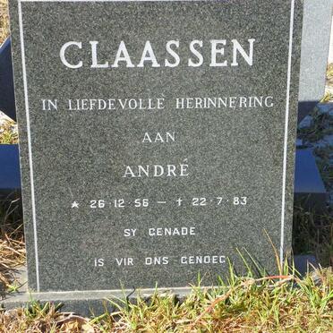 CLAASSEN Andre 1956-1983