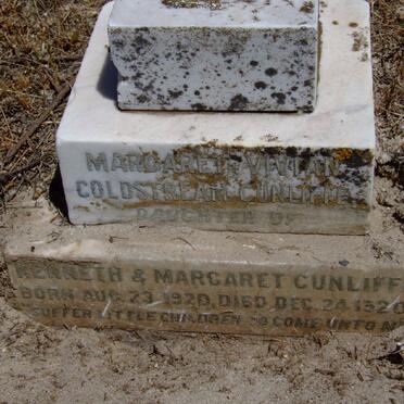 CUNLIFFE Margaret Vivien Coldstream 1920-1920