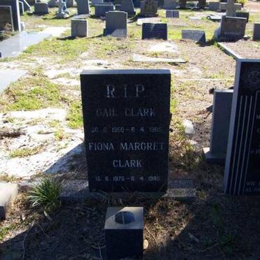 CLARK Gail 195?-1985 :: CLARK Fiona Margret 1975-1985