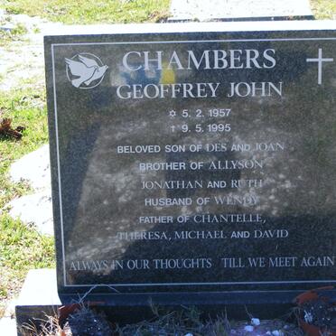 CHAMBERS Geoffrey John 1957-1995