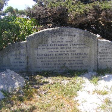 CHAPMAN Henry Alexander 1875-1930 &amp; Elizabeth Dorothy 1873-1931 :: CHAPMAN Henry William 18??-19?1