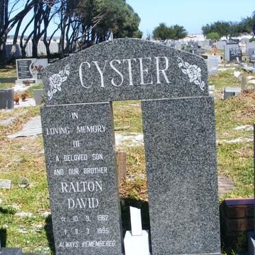 CYSTER Ralton David 1962-1995