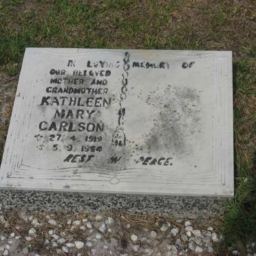 CARLSON Kathleen Mary 1919-1984