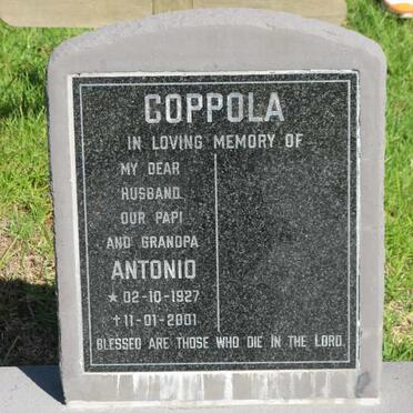 COPPOLA Antonio 1927-2001