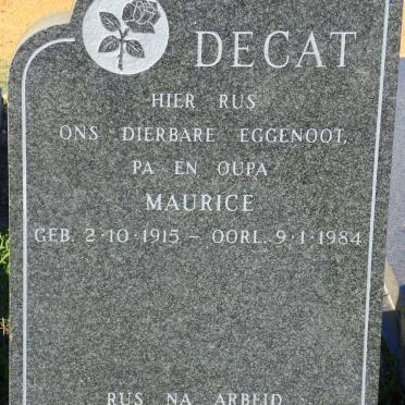 DECAT Maurice 1915-1984