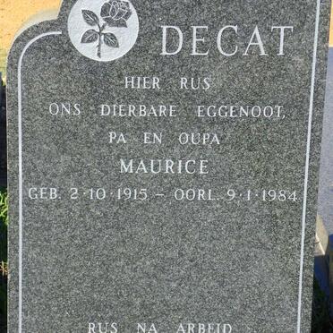 DECAT Maurice 1915-1984