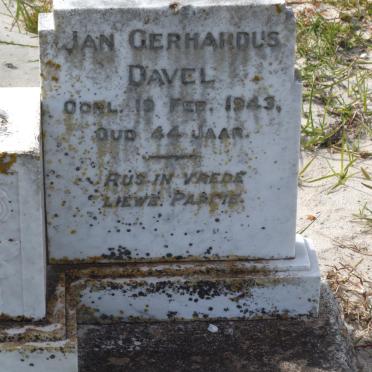 DAVEL Jan Gerhardus -1943