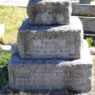 DOBLE Sidney 1874-1952 &amp; Ida Beatrice 1875-1924