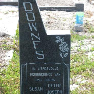 DOWNES Peter Joseph 1935-1998 &amp; Susan 1934-1984