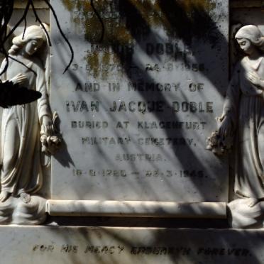 DOBLE Jacob 1870-1956 &amp; Clementina 188?-1956 :: DOBLE Ivan Jacque 1920-1945