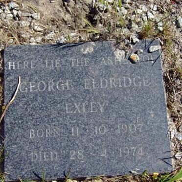 EXLEY George Eldridge 1907-1974