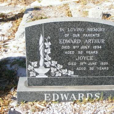 EDWARDS Edward Arthur -1934 &amp; Joyce -1935